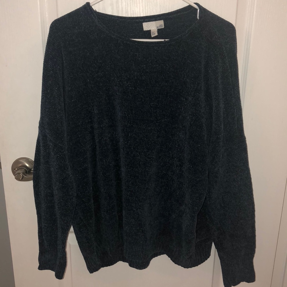 Blue soft sweater